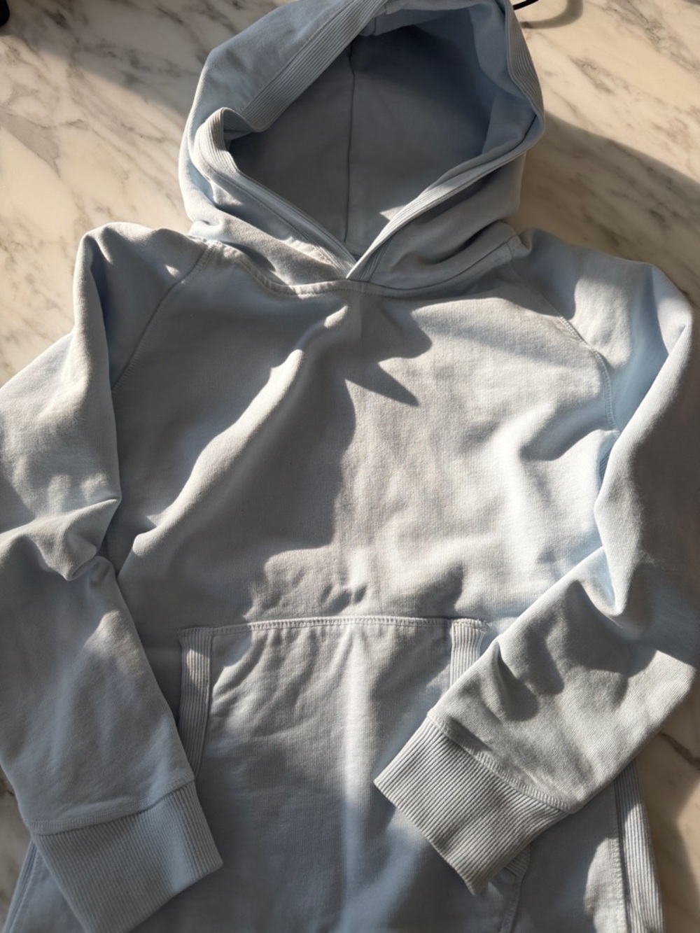 Orlebar Brown Light Blue kids Hoodie Sweatshirt